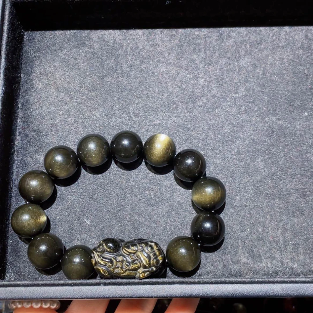 【闪购商品】黑曜岩手链未镶嵌用****0