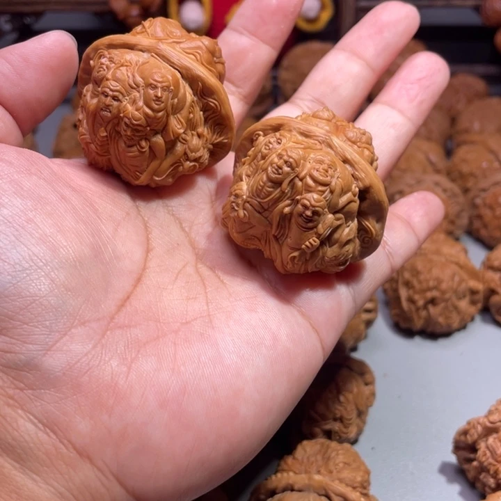 S****r蛤蟆头雕刻十八罗汉