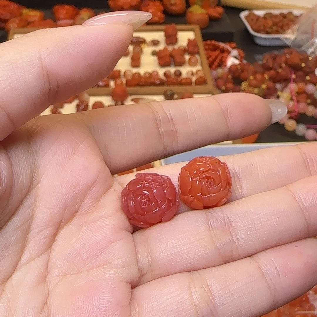 南红玛瑙未镶嵌吊坠(不含链)
