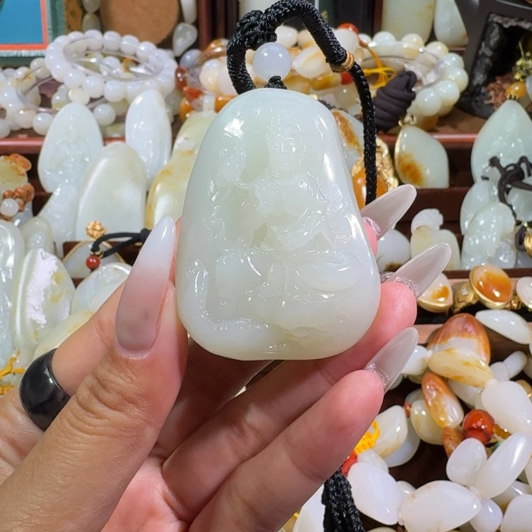 和田玉未镶嵌手链