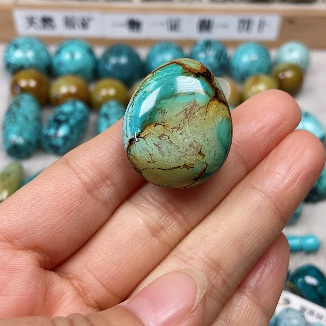 未镶嵌绿松石珠宝半成品
