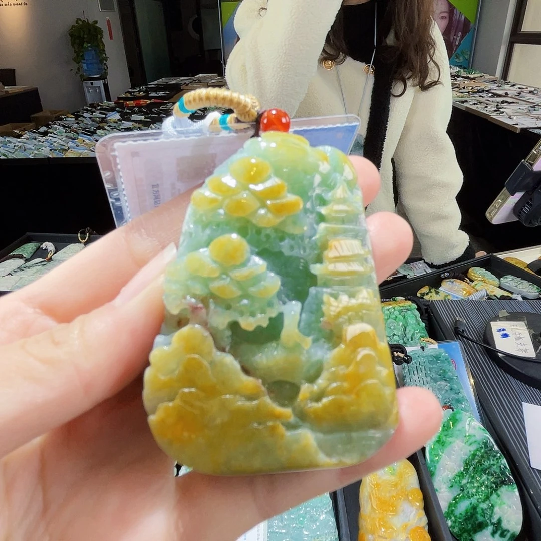 颈饰未镶嵌翡翠翡翠