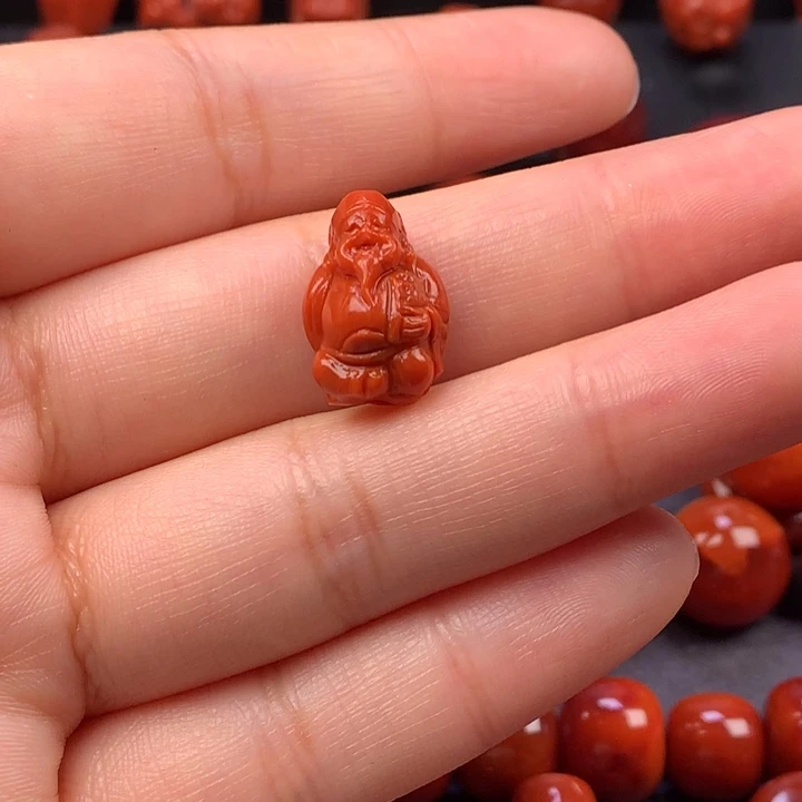 南红玛瑙未镶嵌财神11MM+