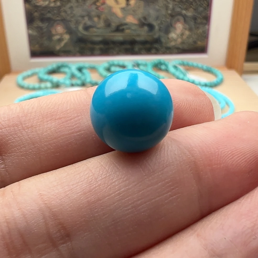 绿松石未镶嵌珠宝奇石卡13暴力蓝