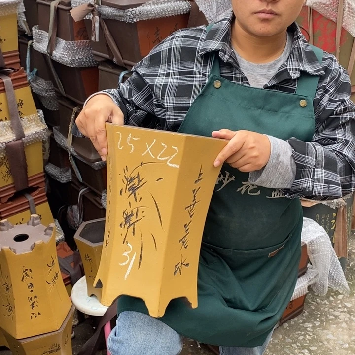 紫砂花盆紫砂花盆