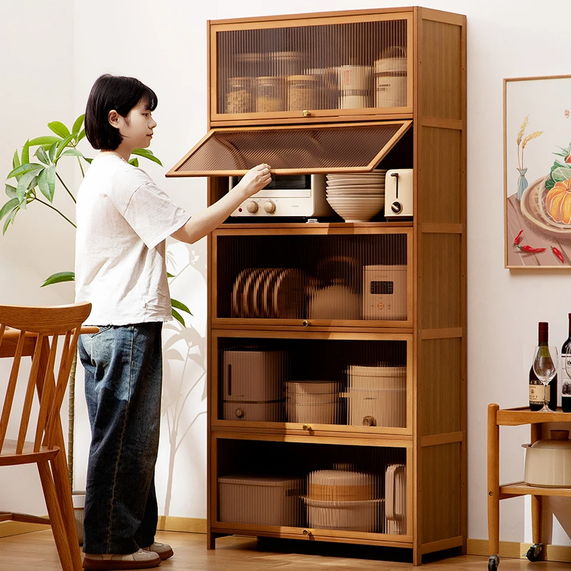 餐边柜子储物柜厨房橱柜置物架茶水边柜酒柜靠墙简约现代客厅家用