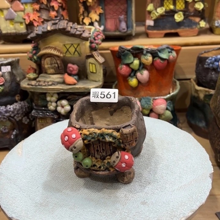 嘻哈微瑕多肉花盆百搭