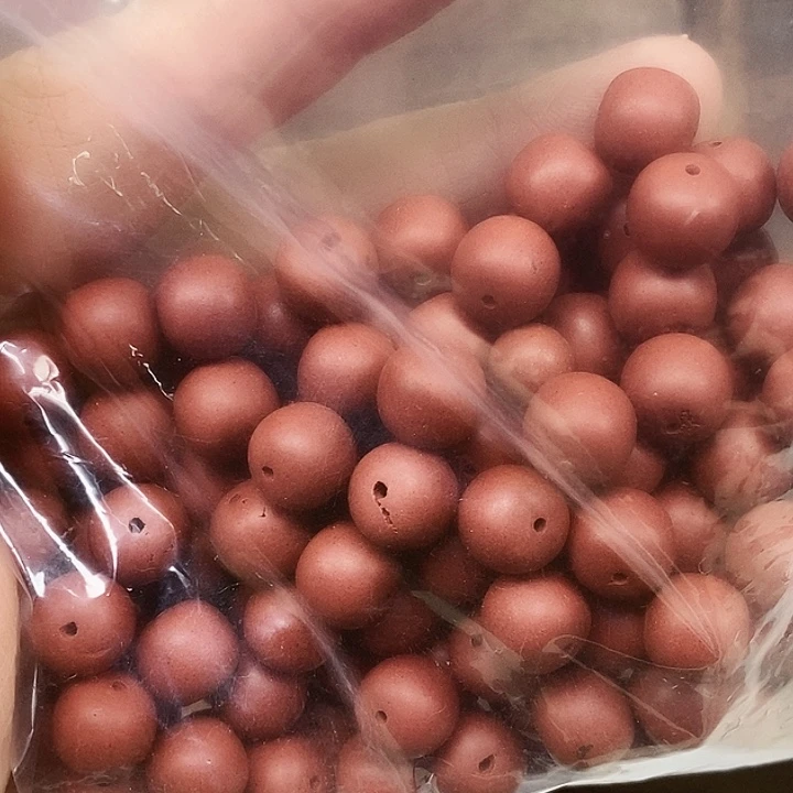 百花麝香8✖️9天然桶珠到手85克打底瑕疵