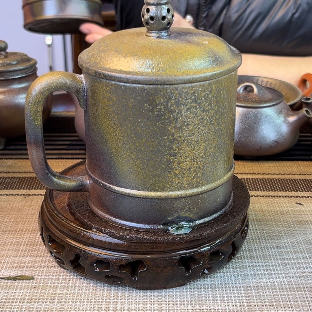 茶壶紫砂底槽清柴烧450cc