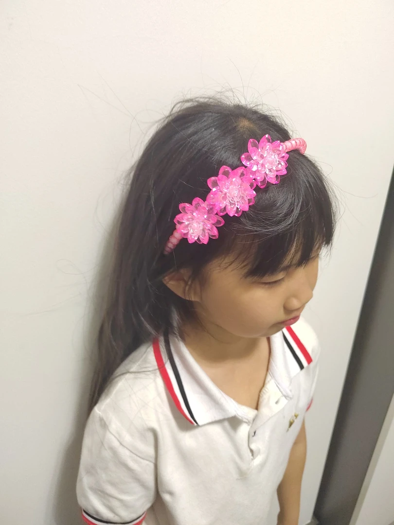 妍妍小手工 六一女孩礼物网红公主手工发箍材料包简约时尚摆摊