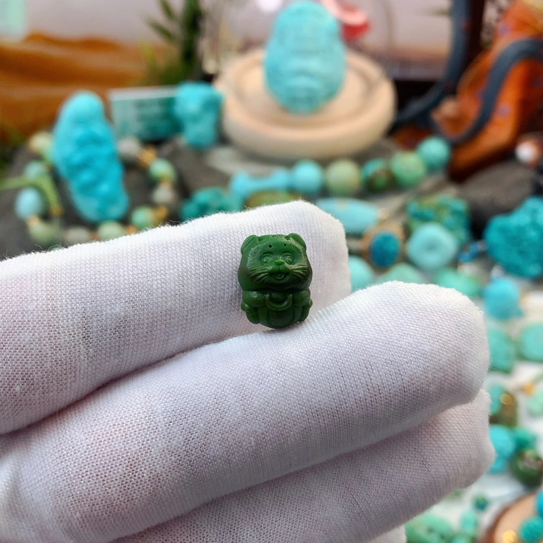 绿松石未镶嵌珠宝半成品