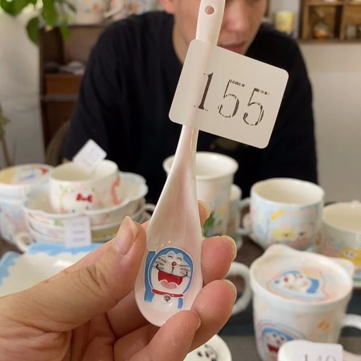 瓷片景德镇釉下彩手绘