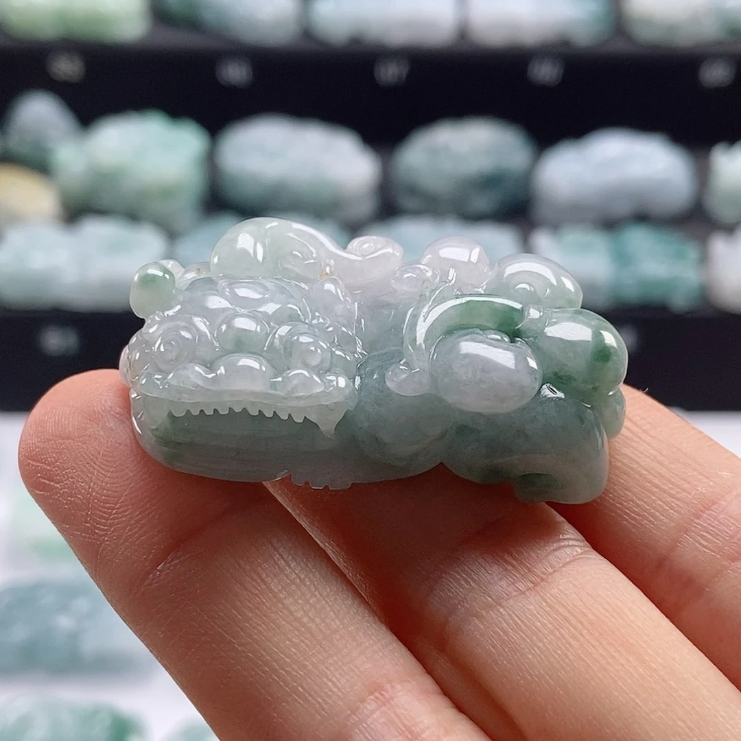 翡翠未镶嵌颈饰记*翡翠貔貅