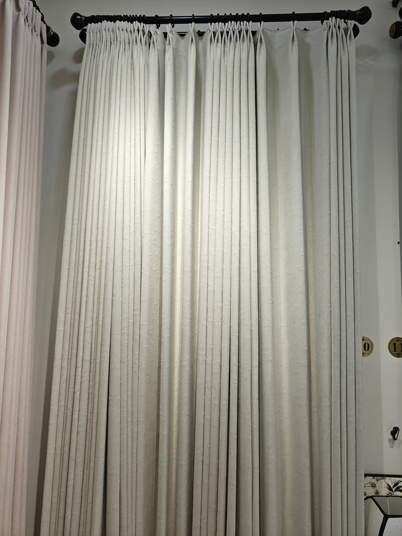 1  客厅窗帘亚麻窗帘北欧，极简法式，中式窗帘，高精密