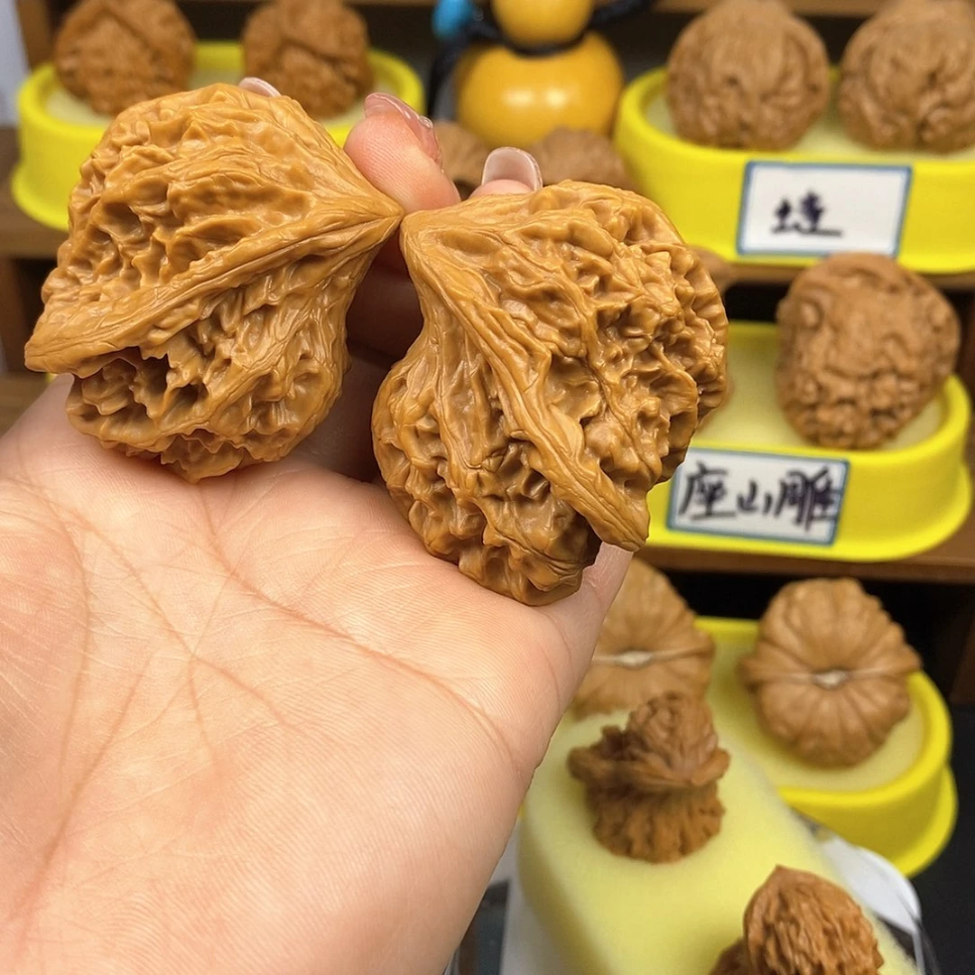 核桃小鸟 文玩/木作/... 文玩把件