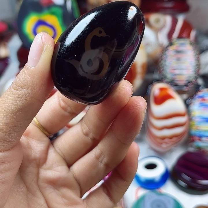 玛瑙/玉髓未镶嵌耳饰