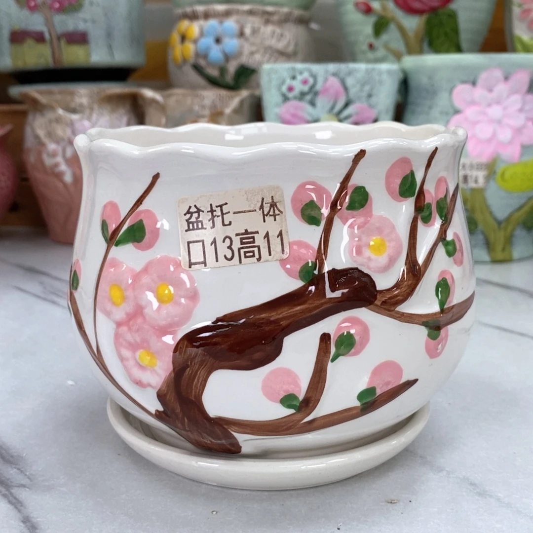 @夏西陶瓷花盆@@5886