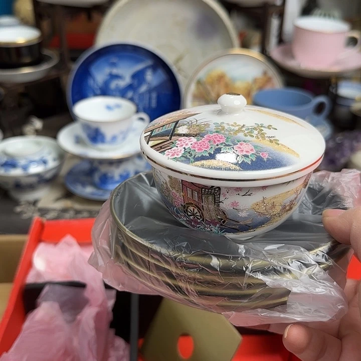 瓷片保古谨制骨瓷5个啊啊啊啊啊啊啊