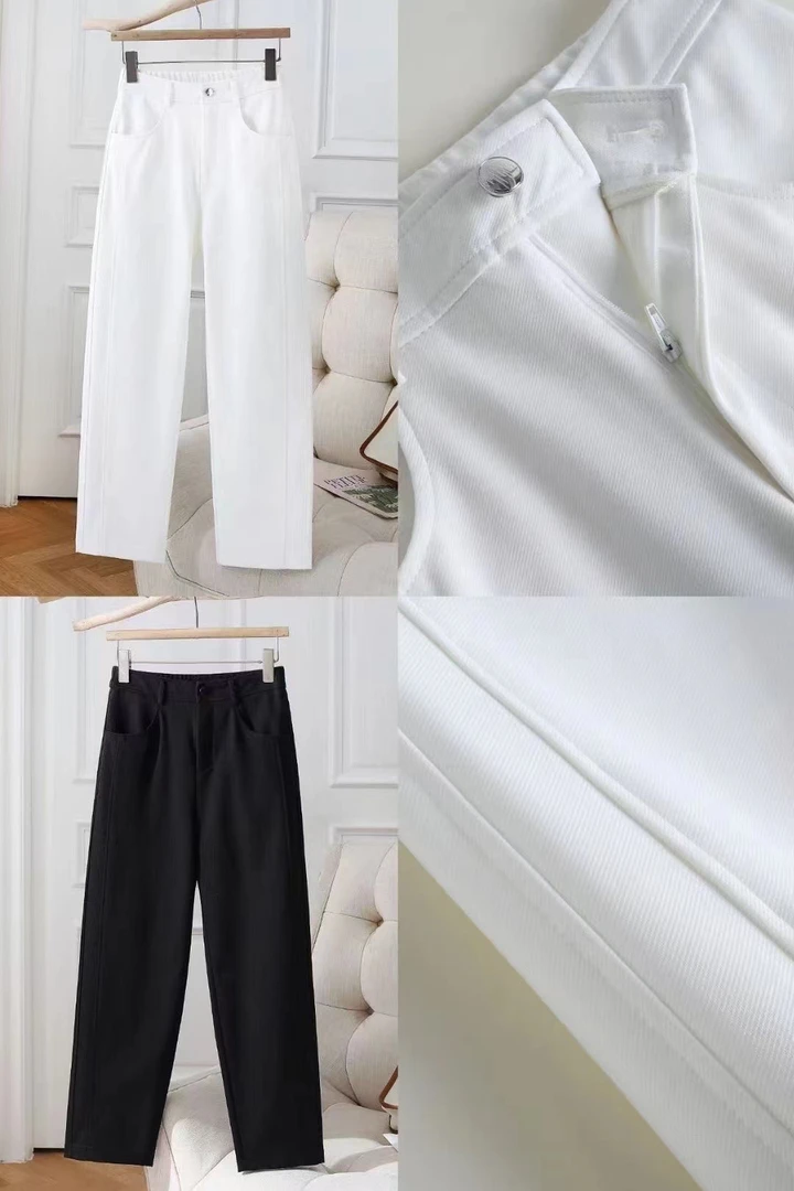 【臻雅】弹力铅笔裤极简风显瘦设计通勤百搭休闲裤