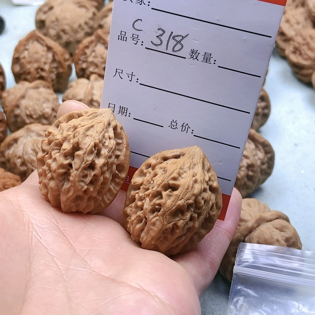把件桃核318号全品野生31尺