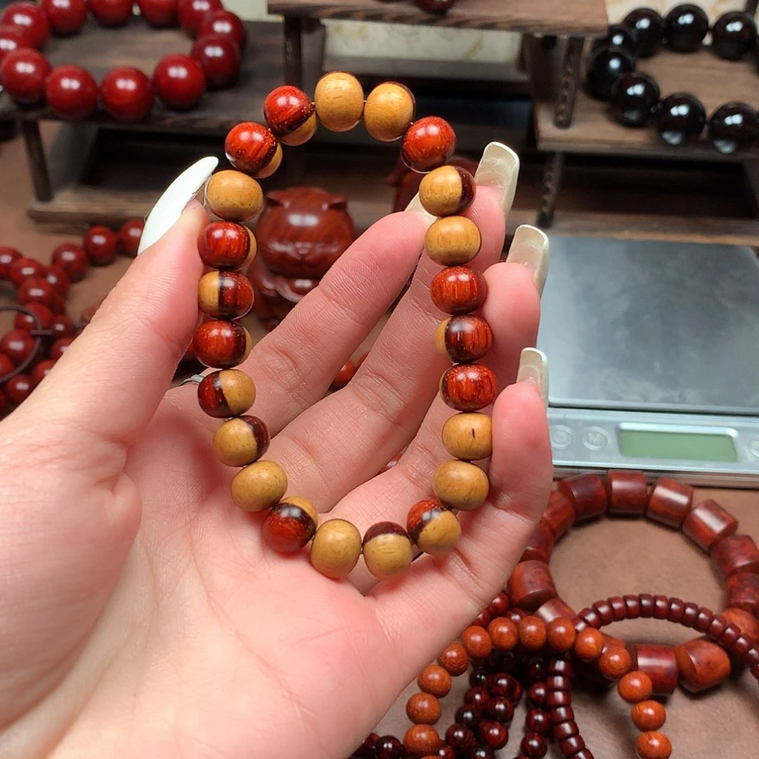 振***宇檀香紫檀（小叶紫檀）阴阳珠