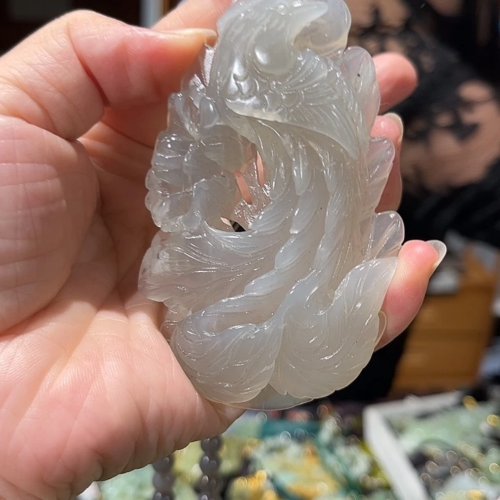 未镶嵌岫玉毛衣链
