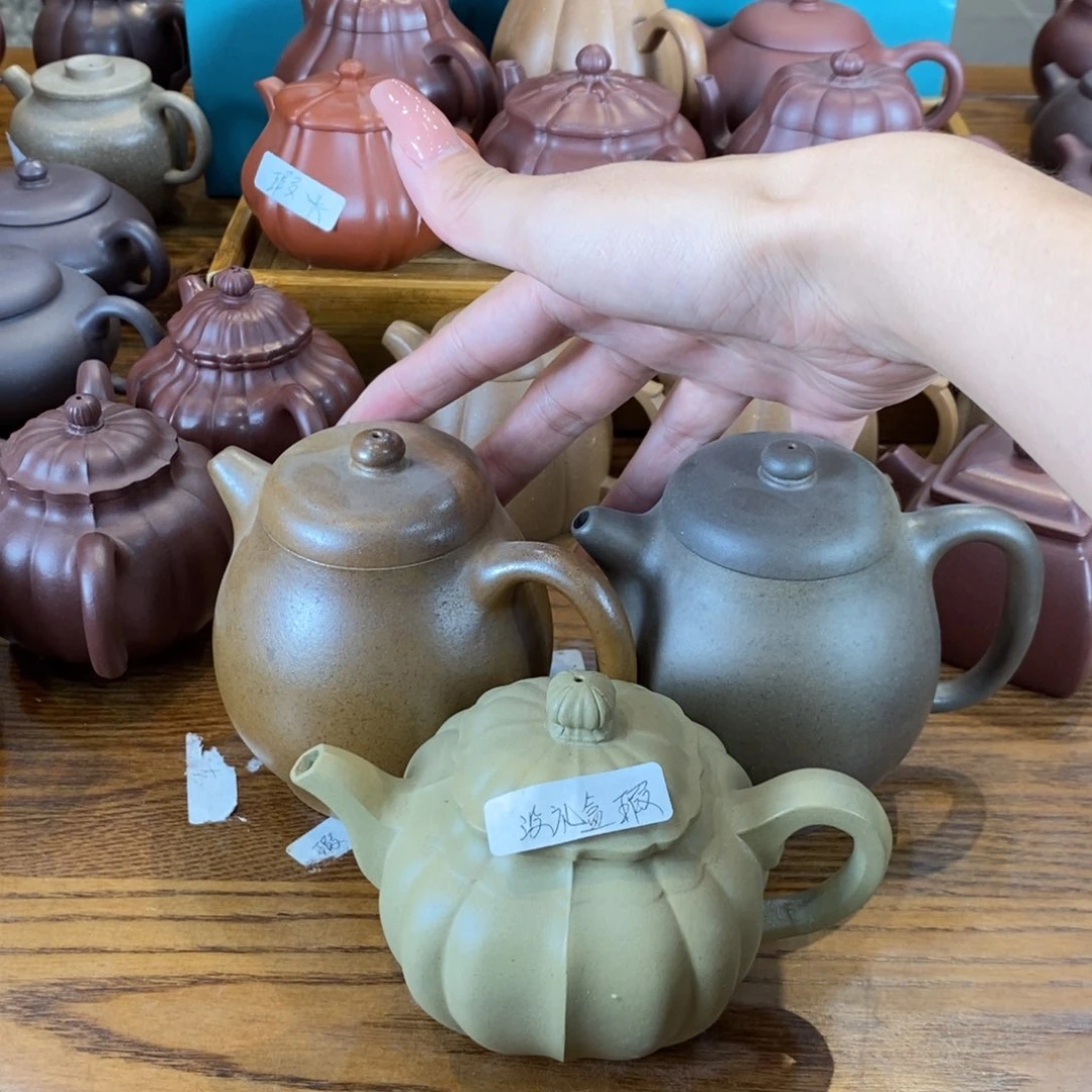 寻***者茶壶紫砂原矿泥料紫砂壶手工制作