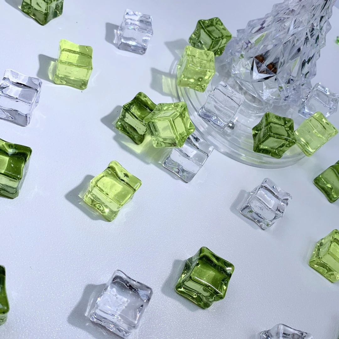 【绿光精灵2.0】三选一夜光星空细闪冰块摆件