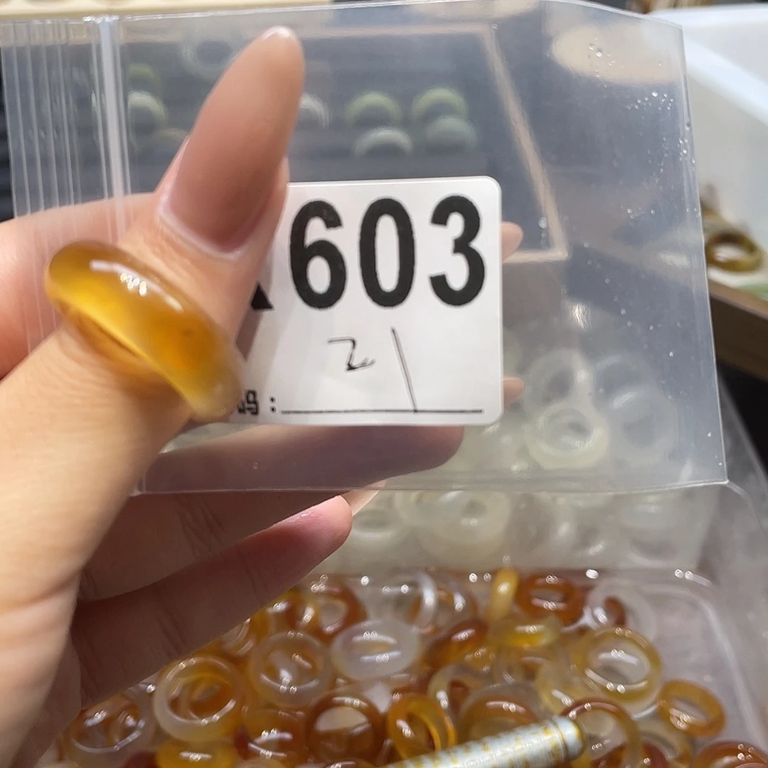 玛瑙/玉髓未镶嵌戒指603