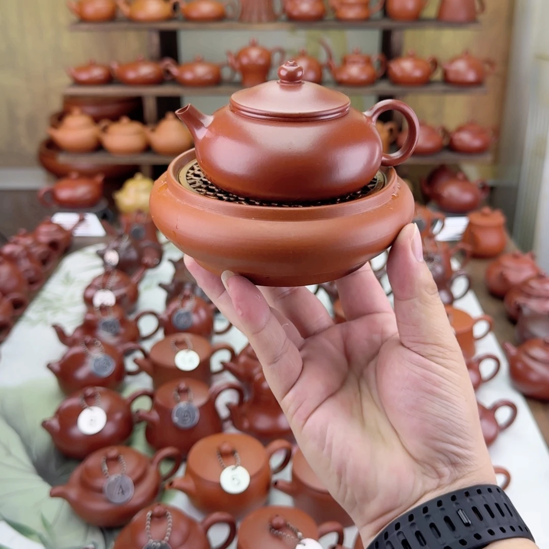 麻***师茶壶紫砂150cc薄胎寒江