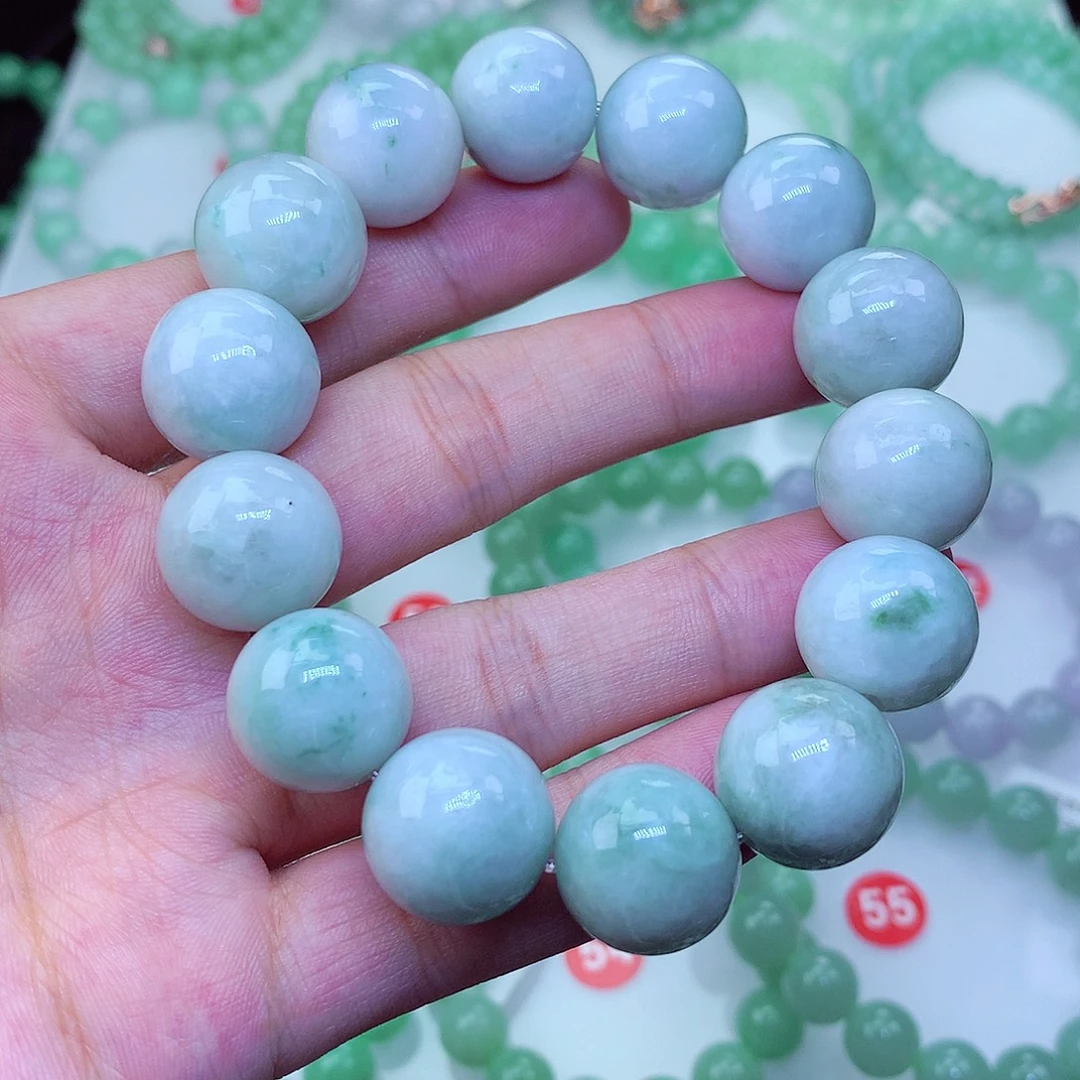 翡翠未镶嵌毛衣链