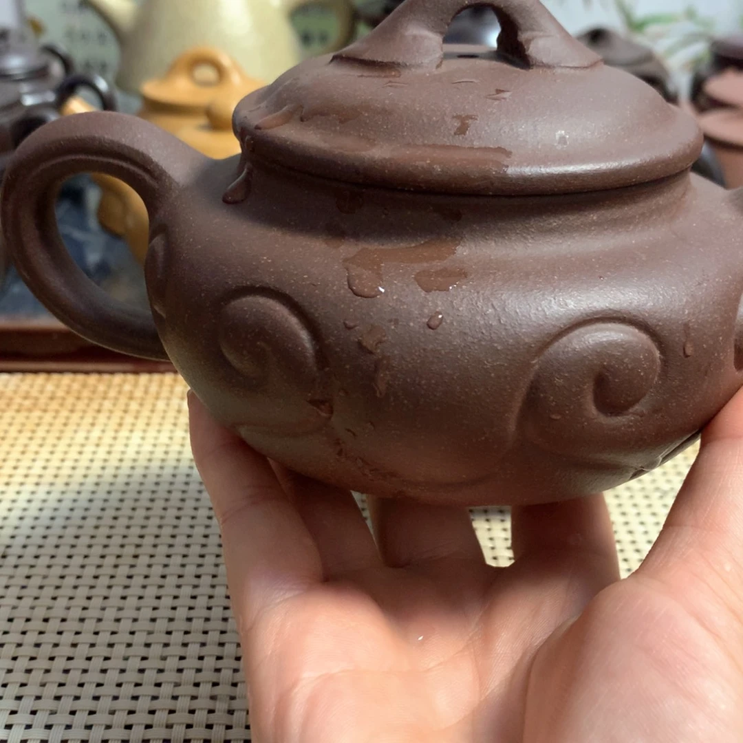 椰***风茶壶紫砂宜兴原矿sfhhn