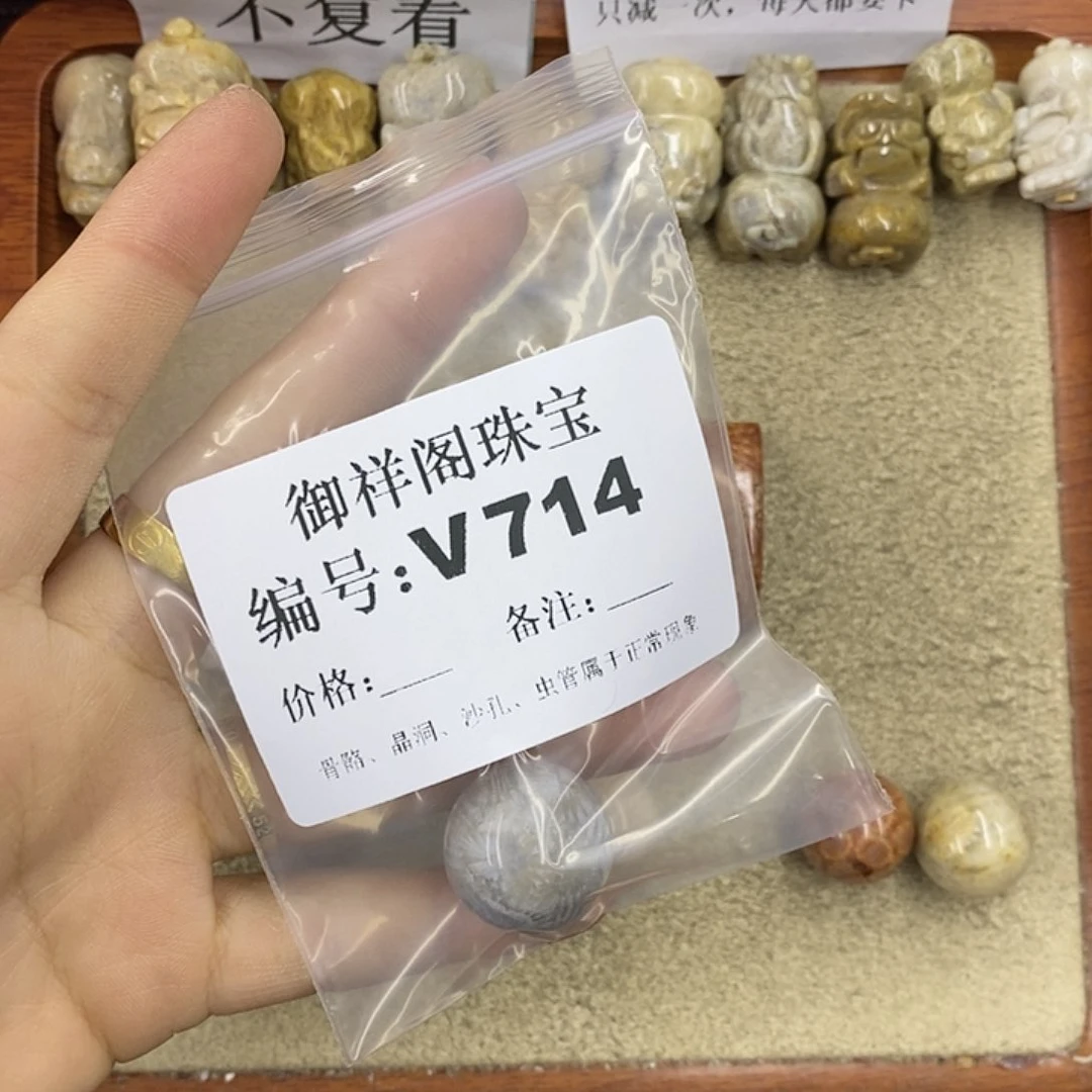 硅化珊瑚（珊瑚玉）颈饰未镶嵌阳