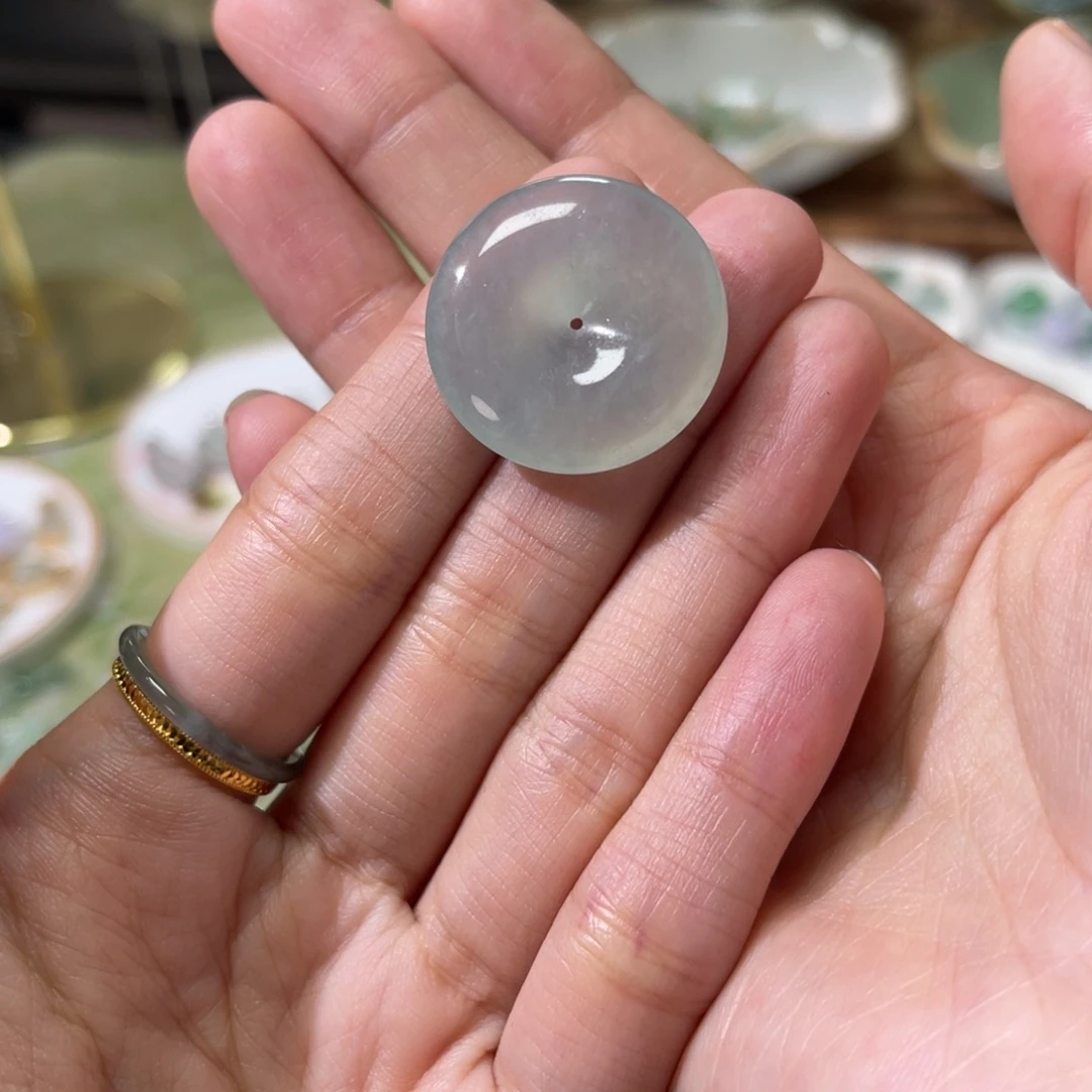 定制翡翠未镶嵌平安扣