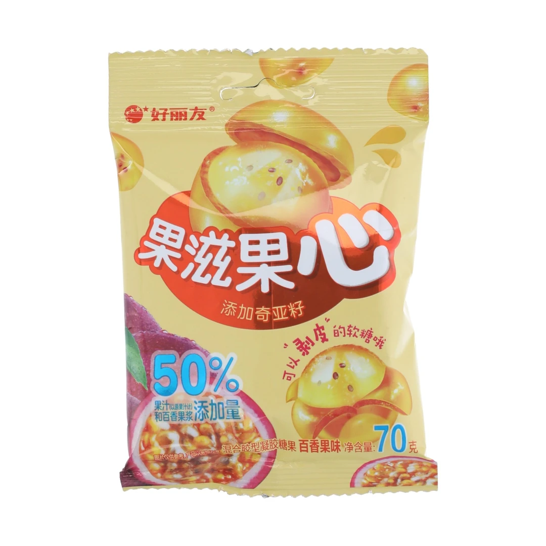 ORION/好丽友混合胶型凝胶糖果百香果味 70g