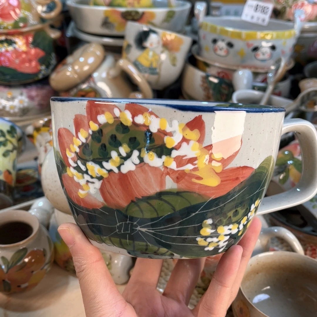 景德镇手工手绘杯