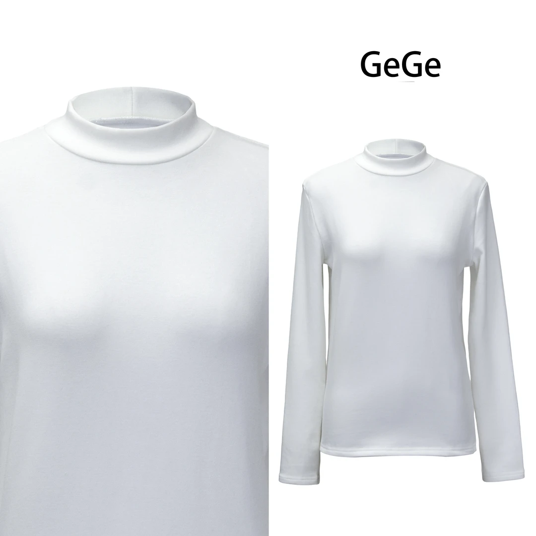 【格格专属】Lilvene半高领磨毛加绒保暖打底衫