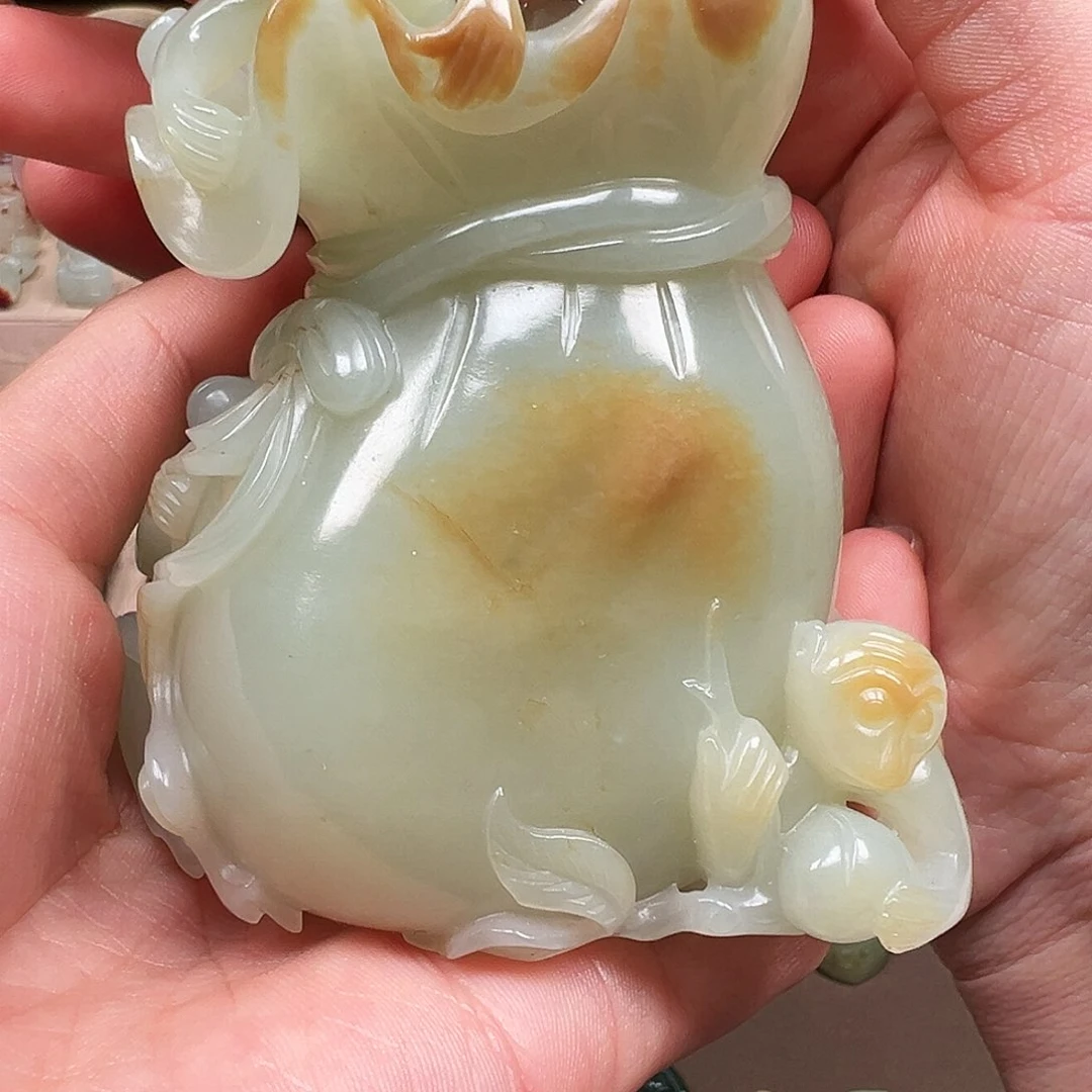 和田玉颈饰未镶嵌健**福