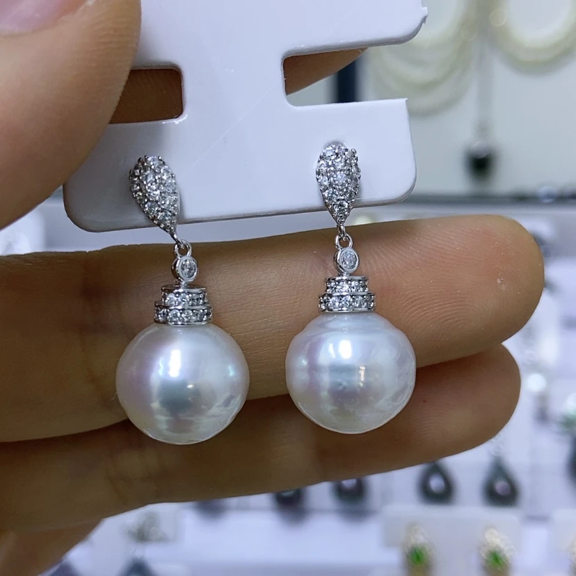 【闪购商品】海水珍珠耳饰未镶嵌呜**?