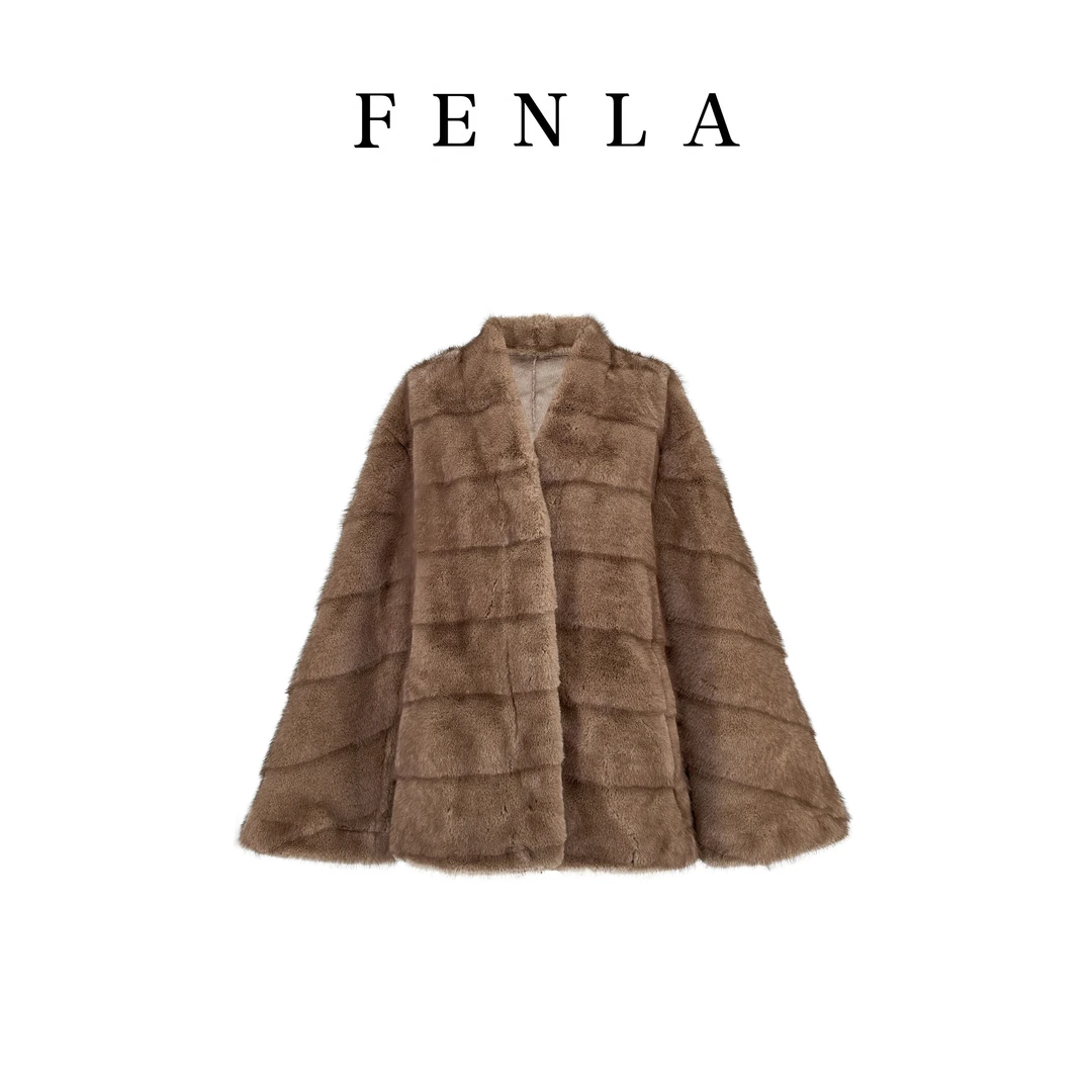 【惠姐私服】重工款环保草草毛毛外套 85258