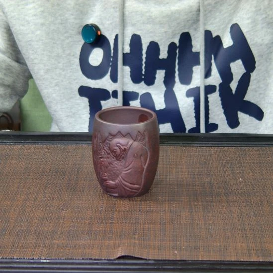 茶杯紫砂高货放漏