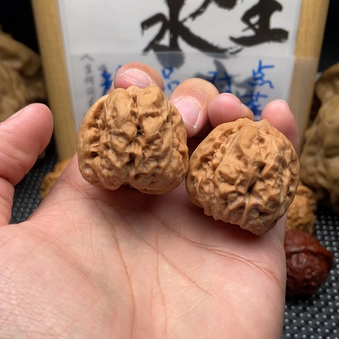 吊坠文玩核桃36全品开背蛙