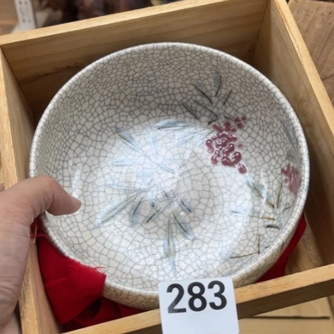 瓷片摆件工艺品瓷器摆件777