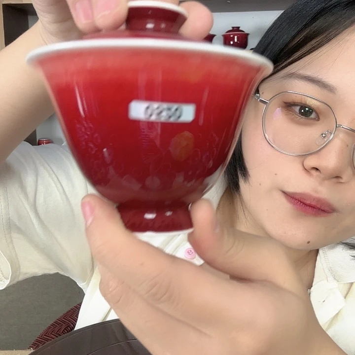 瓷片景德镇郎红陶瓷