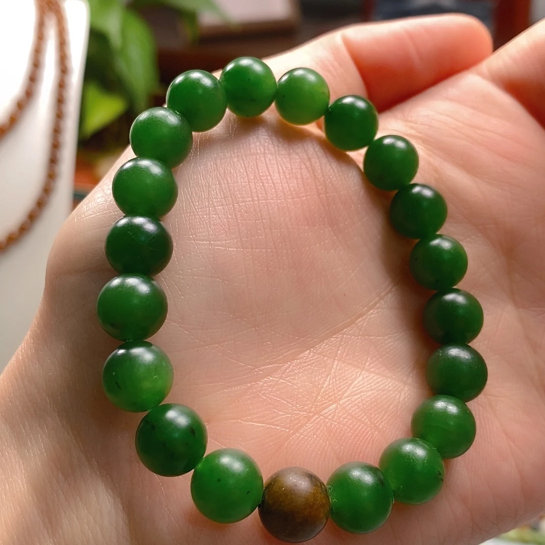 和田玉手串未镶嵌