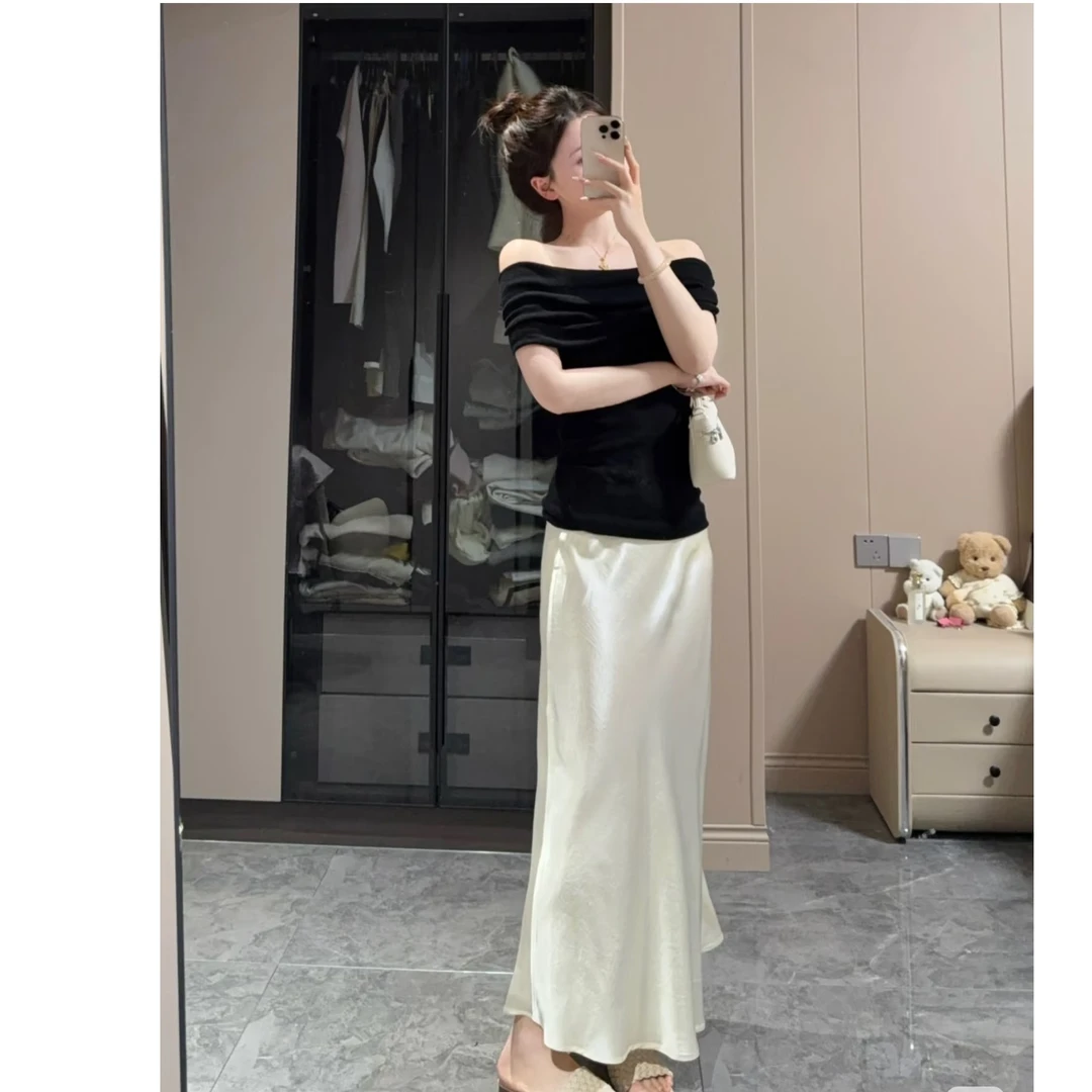 【苗苗的醋酸裙】简约时尚百搭