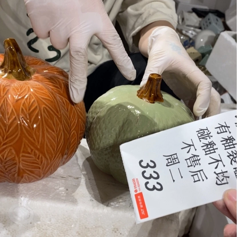 【闪购商品】摆件喜*墩陶瓷摆件瑕疵特卖