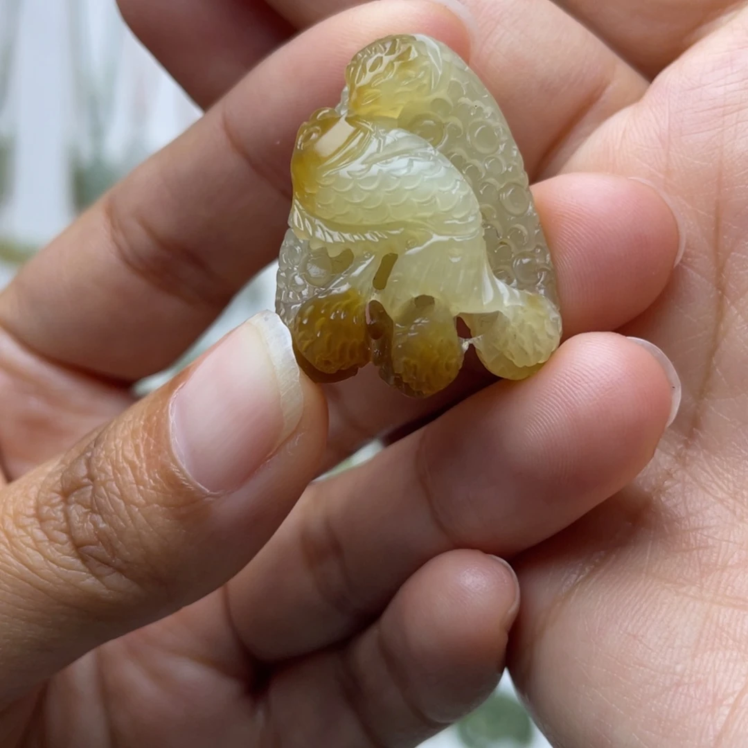 和田玉未镶嵌吊坠(不含链)