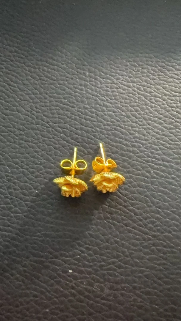 耳饰 a34时尚百搭精美设计款花花耳钉