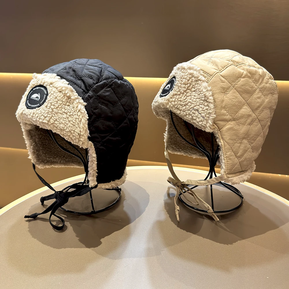 儿童帽子韩版加绒中大童保暖防风包头帽洋气雷锋帽男女童防寒护耳